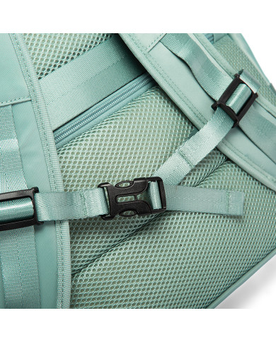 Plecak podróżny kabinowy do samolotu 28L Bange turkusowy