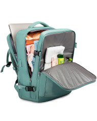 Plecak podróżny kabinowy do samolotu 28L Bange turkusowy