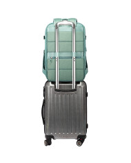 Plecak podróżny kabinowy do samolotu 28L Bange turkusowy