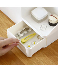 Przybornik na długopisy organizer na biurko z przegrodą na książki