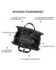 Torba podróżna na ubrania pokrowiec na garnitur Essosway