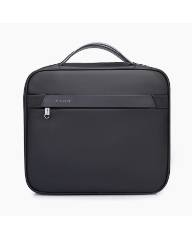Kosmetyczka podróżna wisząca Bange z haczykiem rozkładana czarna