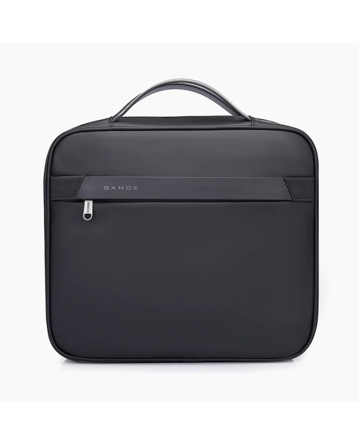 Kosmetyczka podróżna wisząca Bange z haczykiem rozkładana czarna