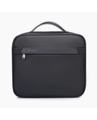 Kosmetyczka podróżna wisząca Bange z haczykiem rozkładana czarna