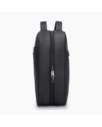 Kosmetyczka podróżna wisząca Bange z haczykiem rozkładana czarna