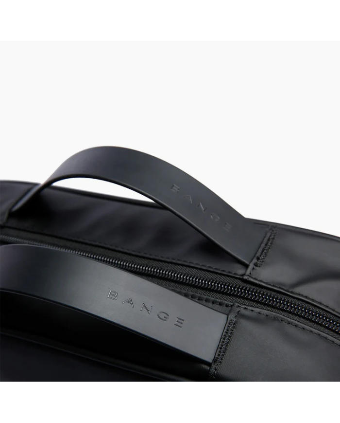 Kosmetyczka podróżna wisząca Bange z haczykiem rozkładana czarna