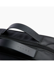 Kosmetyczka podróżna wisząca Bange z haczykiem rozkładana czarna