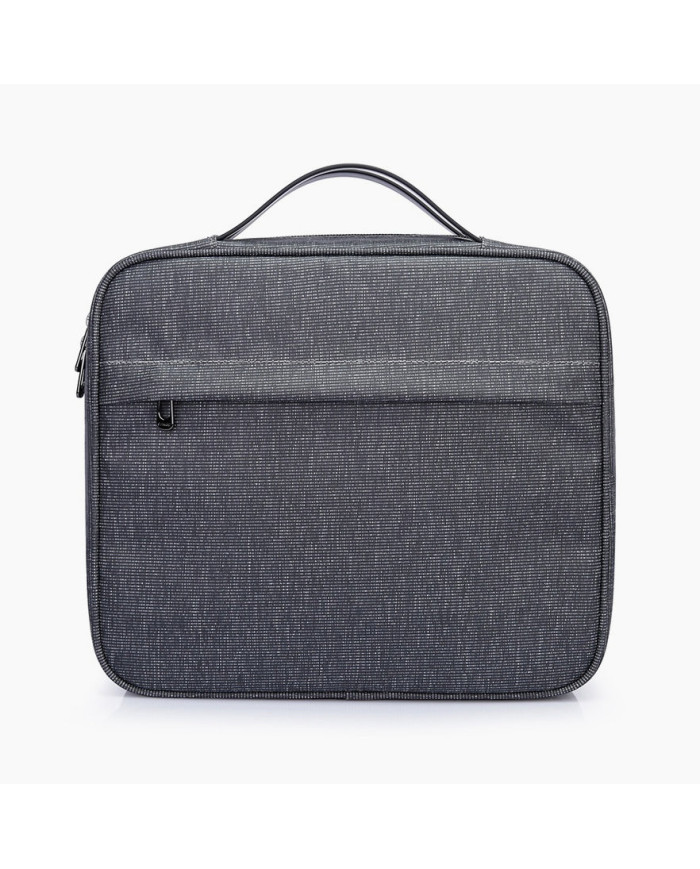 Kosmetyczka podróżna wisząca Bange z haczykiem rozkładana szara