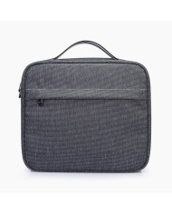 Kosmetyczka podróżna wisząca Bange z haczykiem rozkładana szara