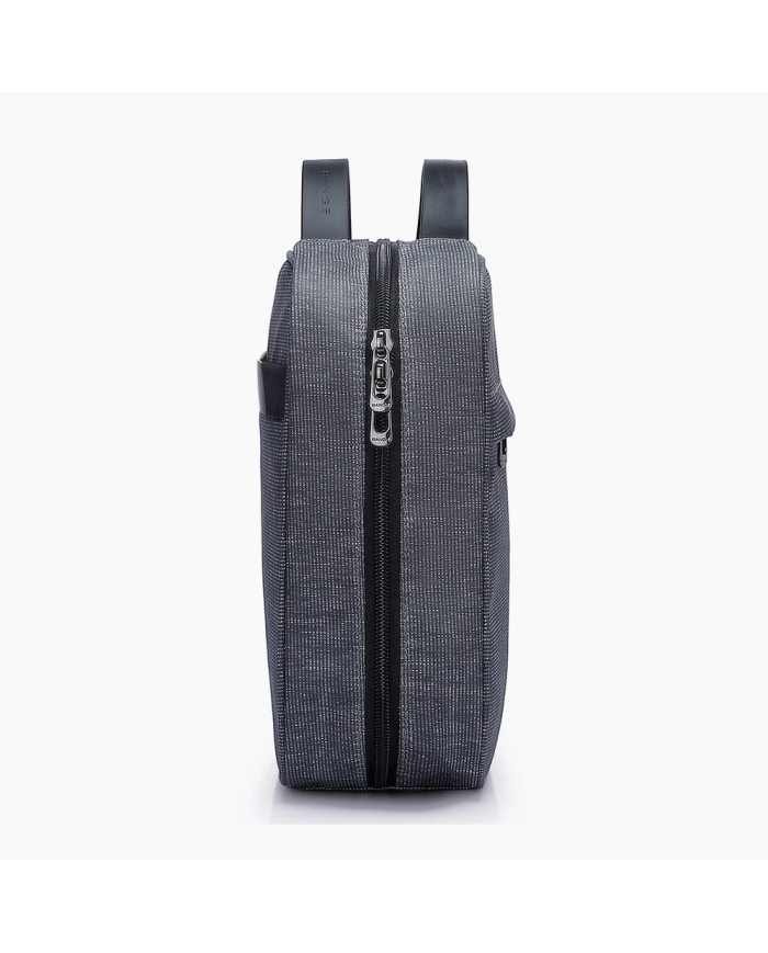 Kosmetyczka podróżna wisząca Bange z haczykiem rozkładana szara