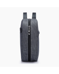 Kosmetyczka podróżna wisząca Bange z haczykiem rozkładana szara