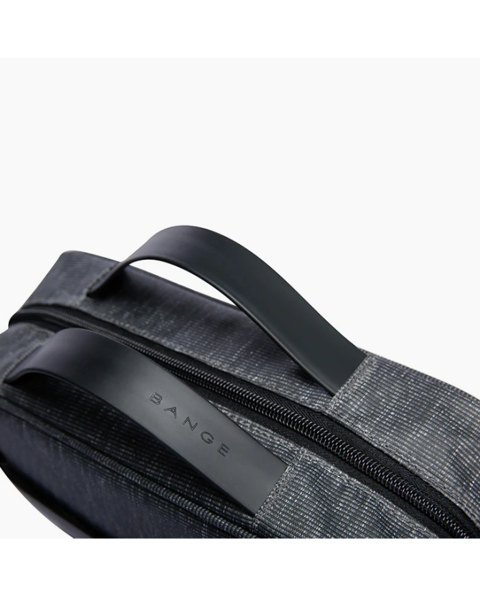 Kosmetyczka podróżna wisząca Bange z haczykiem rozkładana szara