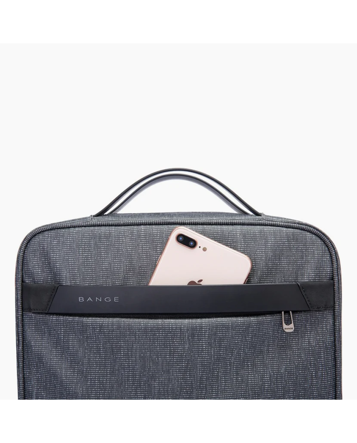 Kosmetyczka podróżna wisząca Bange z haczykiem rozkładana szara