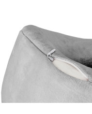 Poduszka podróżna turystyczna memory szara