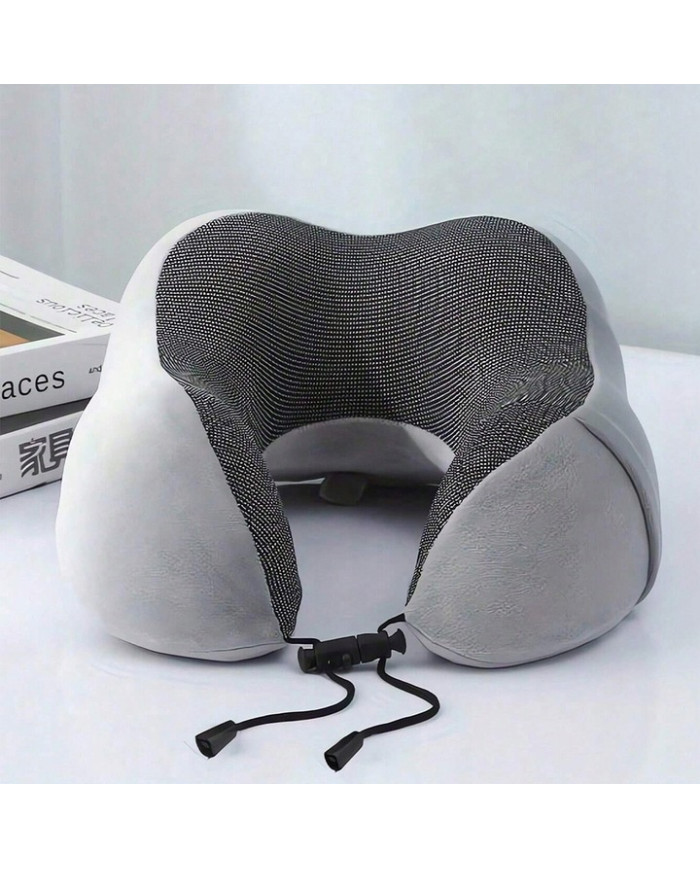 Poduszka podróżna turystyczna memory szara