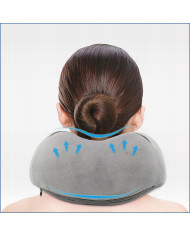 Poduszka podróżna turystyczna memory szara