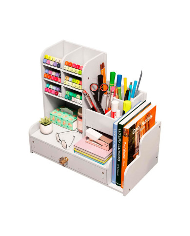 Organizer na biurko przybornik na kredki, długopisy, ołówki