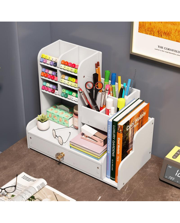 Organizer na biurko przybornik na kredki, długopisy, ołówki