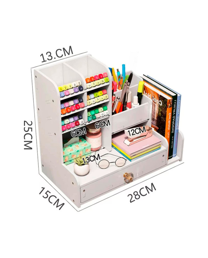 Organizer na biurko przybornik na kredki, długopisy, ołówki