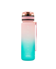 Butelka na wodę Colorfull Gradient 500 ml różowo-turkusowa