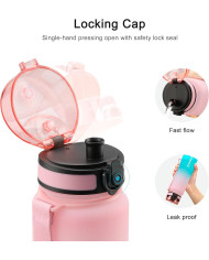 Butelka na wodę Colorfull Gradient 500 ml różowo-turkusowa