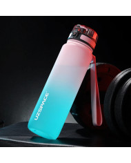 Butelka na wodę Colorfull Gradient 500 ml różowo-turkusowa