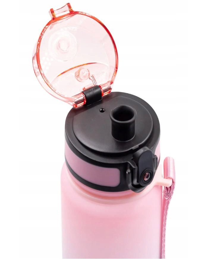 Butelka na wodę Colorfull Gradient 500 ml różowo-turkusowa