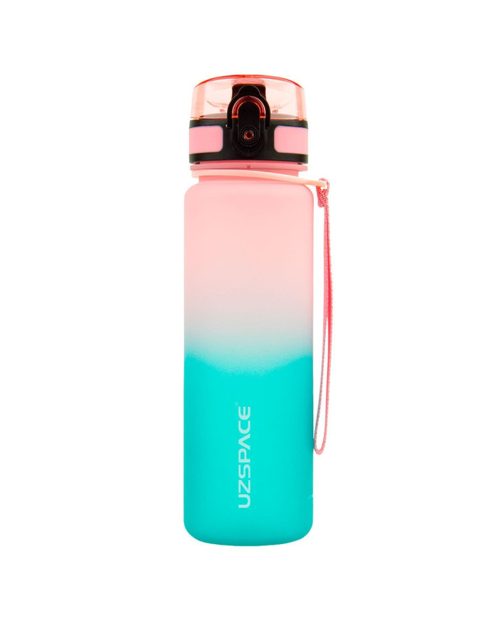 Butelka na wodę Colorfull Gradient 500 ml różowo-turkusowa