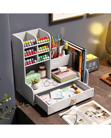 Organizer na biurko przybornik na kredki, długopisy, ołówki