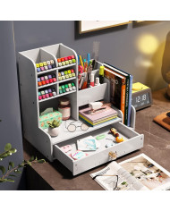 Organizer na biurko przybornik na kredki, długopisy, ołówki