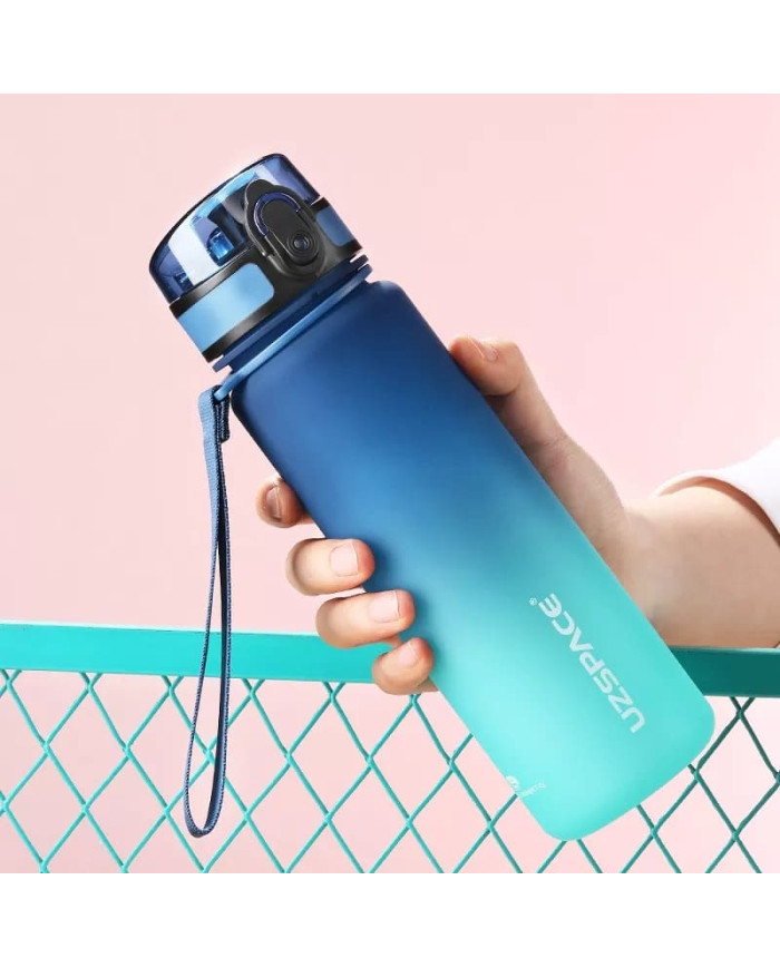 Butelka na wodę Colorfull Gradient 500 ml niebiesko-turkusowa