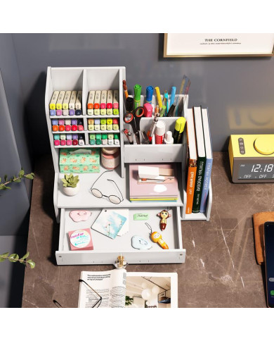 Organizer na biurko przybornik na kredki, długopisy, ołówki