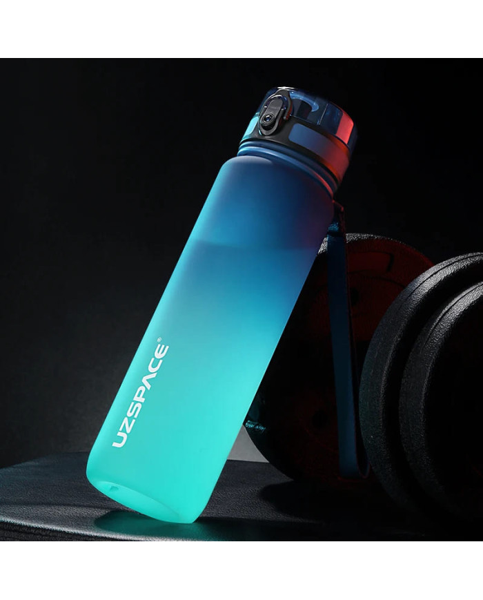 Butelka na wodę Colorfull Gradient 500 ml niebiesko-turkusowa