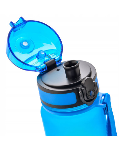 Butelka na wodę Colorfull Gradient 500 ml niebiesko-żółta