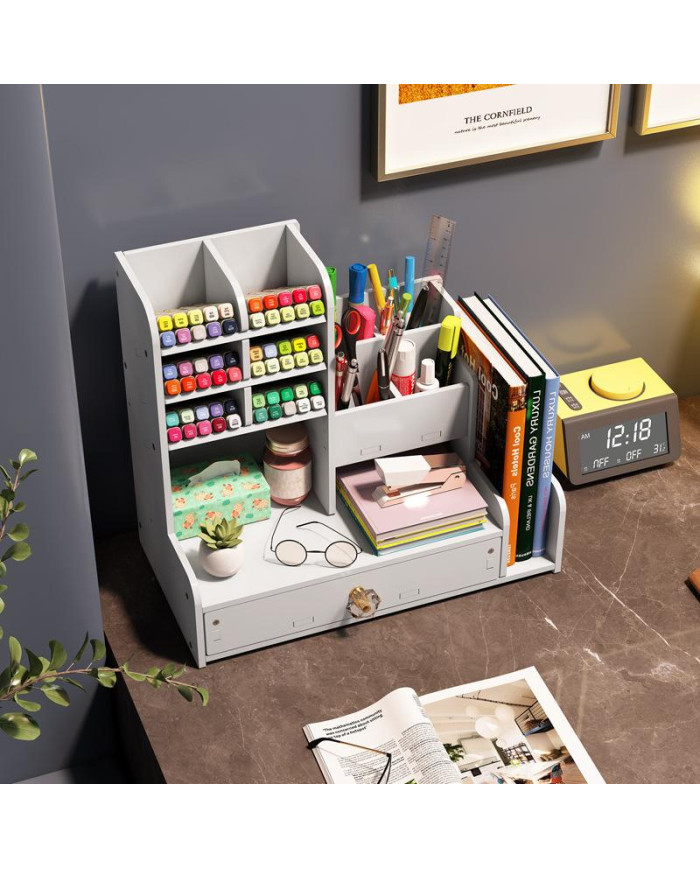 Organizer na biurko przybornik na kredki, długopisy, ołówki