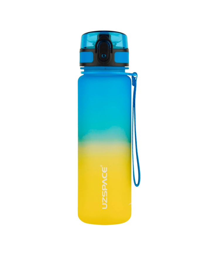 Butelka na wodę Colorfull Gradient 500 ml niebiesko-żółta