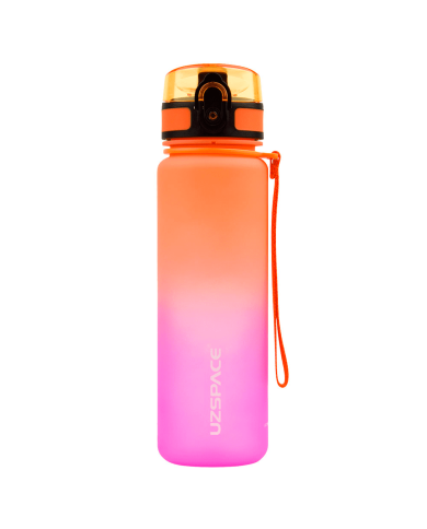 Butelka na wodę Colorfull Gradient 500 ml pomarańczowo-różowa