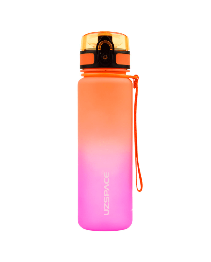 Butelka na wodę Colorfull Gradient 500 ml pomarańczowo-różowa