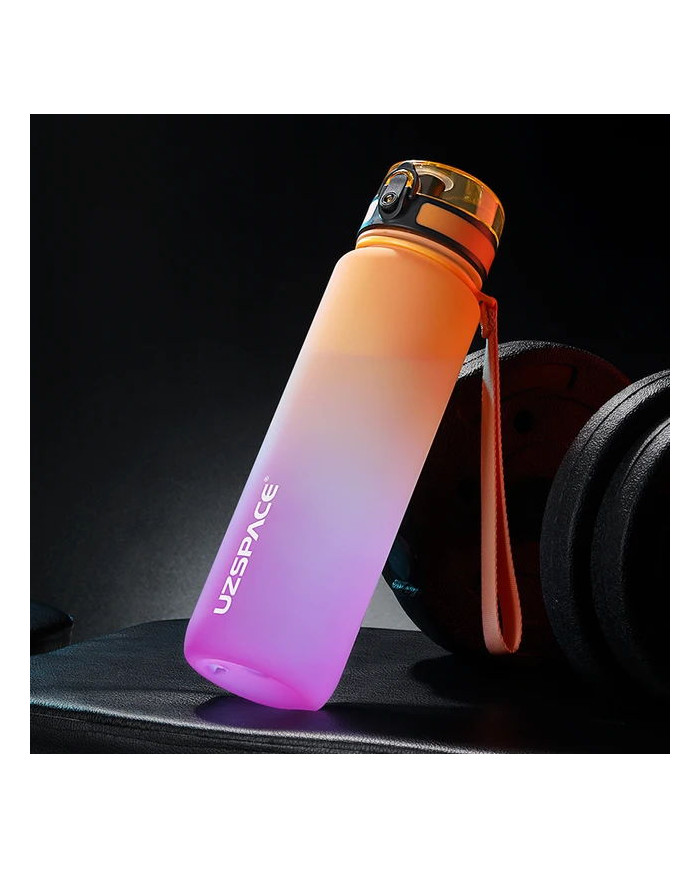 Butelka na wodę Colorfull Gradient 500 ml pomarańczowo-różowa