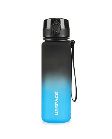 Butelka na wodę Colorfull Gradient 500 ml czarno-niebieska