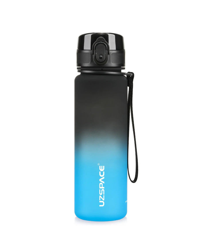 Butelka na wodę Colorfull Gradient 500 ml czarno-niebieska