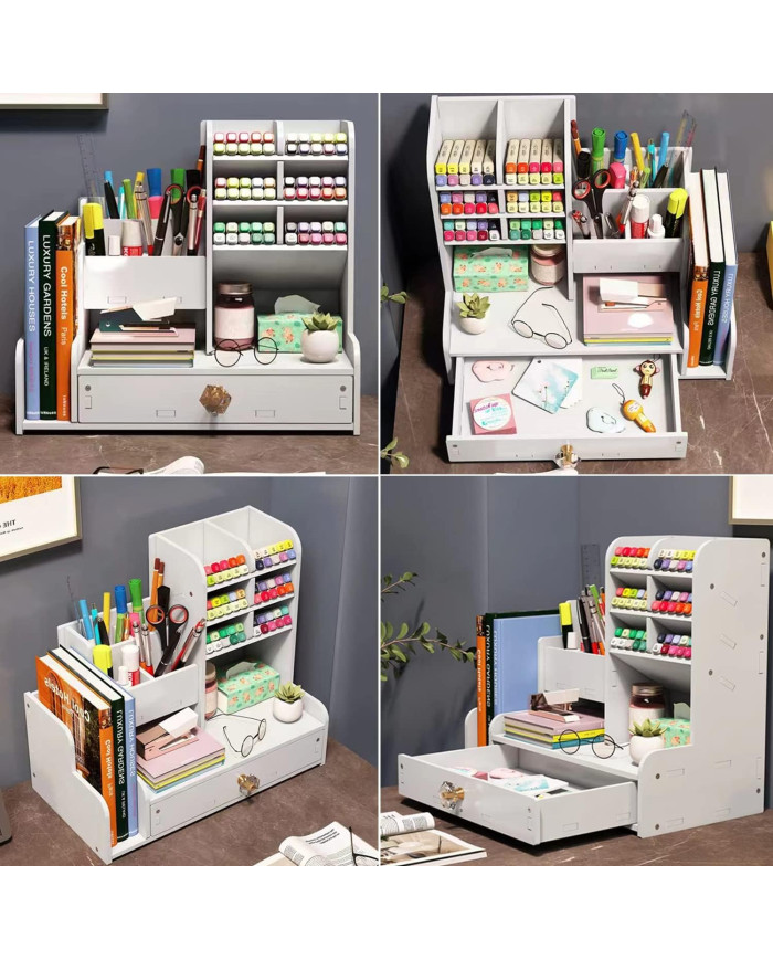 Organizer na biurko przybornik na kredki, długopisy, ołówki