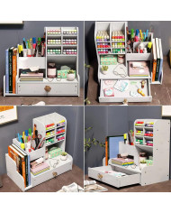 Organizer na biurko przybornik na kredki, długopisy, ołówki