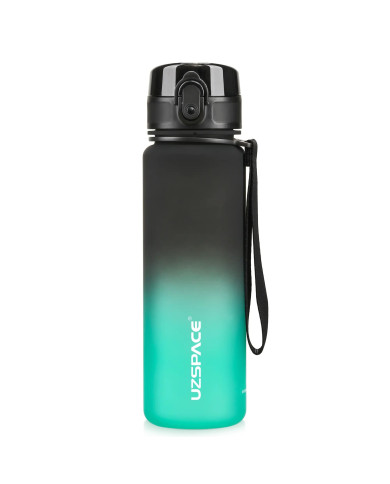 Butelka na wodę Colorfull Gradient 500 ml czarno-zielona