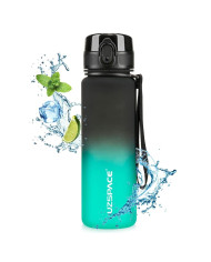 Butelka na wodę Colorfull Gradient 500 ml czarno-zielona