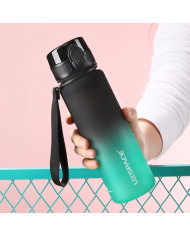 Butelka na wodę Colorfull Gradient 500 ml czarno-zielona