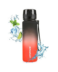 Butelka na wodę Colorfull Gradient 500 ml czarno-czerwona