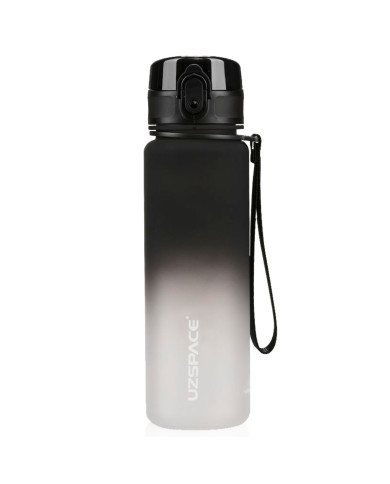 Butelka na wodę Colorfull Gradient 500 ml czarno-biała