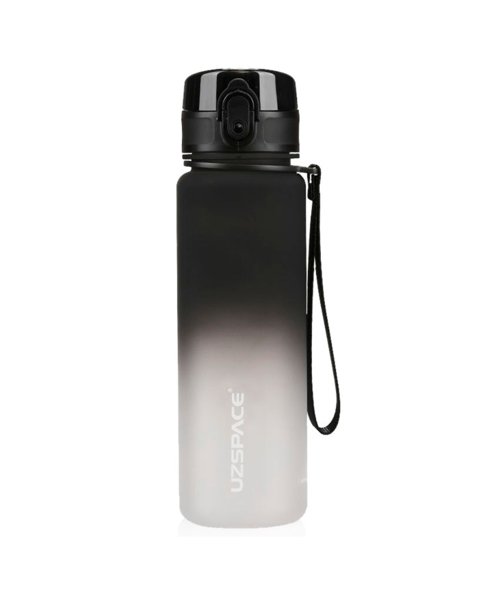 Butelka na wodę Colorfull Gradient 500 ml czarno-biała