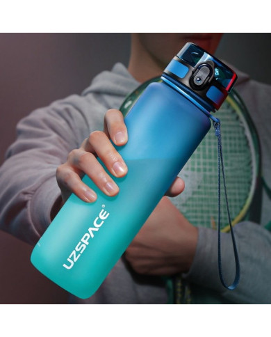 Butelka na wodę Colorfull Gradient 1000 ml niebiesko-turkusowa